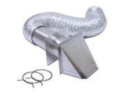 Lambro Industries 280 4 in. X 5 ft. Aluminum Duct with Spring