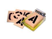 Hy Ko Products ST 6 6 Inch Number Letter Stencil Kit Number Letter Symbol Card