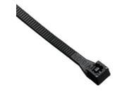 100Pk Cable Tie Nylon Uv Black 8 L CALTERM INC Wire Clamps Clips 73272 Nylon