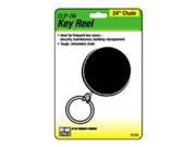Reel Key 24In Chrm Pltd Hy Ko HY KO PRODUCTS Key Storage KC190 Chrome Plated