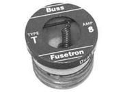 Bussmann BP T 8 T Fusetron Plug Fuse 8A PLUG FUSE