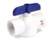 Kbi King Brothers Ind EBV 1250 T Ball Valve 1.25 Inch Fipt Schedule 40 Pvc Thr