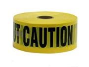 Ch Hanson Company 16000 Tape Caution 1000 Foot Vinyl Caution Each