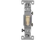 Cooper Wiring 1301 7A Single Pole Switch Standard Grade Side and Push Wire P