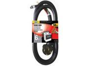 Power Zone ORR628206 Range Cord 6 2 and 8 2 Black 6 Foot Replacement