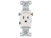 15A 125V Wht Sgl Receptacle COOPER WIRING Gfci Receptacles and Switches 817W BOX