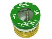 Bussmann Fuses T 30 30 Amp Time Delay T Plug Fuse Time Delay Dual Element Type