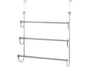 Homebasix BR61T CH Over the Door Hanger with Towel Bar Chrome