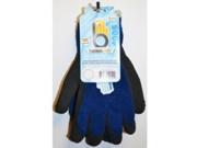 Atlas Glove Thermal Knit With Rubber Palm Blue Medium