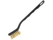 HYDE 46605 Wire Brush Brass 5 1 2in Handle