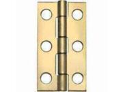 Hng Cab 6Hl 2In Fast Spun STANLEY HARDWARE Decorative Hinges 803100 Bright Brass