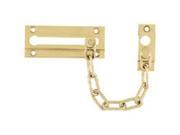 Stanley Hardware 803975 Solid Brass Chain Drive Guard Solid Brass Carded
