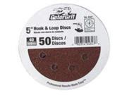Ali Industries 4347 Gator 5 Inch 8 Hole 40 Hook and Loop Aluminum Oxide Pack of