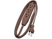 Cord Ext 16Awg 3C 8Ft 13A 125V C Cable Extension Cords 0608 Brown 078693006081