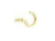 7 8in Solid Brass Cup Hook 5 Pack MINTCRAFT Cup Hooks Brass LR384 Solid Brass