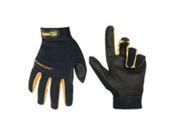 Custom Leathercraft 123L Clc High Dexterity Flex Grip Workright Oc Gloves Large