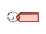 Hy-Ko Products KB141 Keytag with Wire Keyring Colored Box of 50 Hy-Ko Products KB141 Keytag with Wire Keyring Colored Box of 50