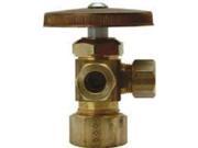 Brass Craft CR1901LRX R1 D O Angle Valve 1 2 Inch Nom Compound Dual Outlet Each