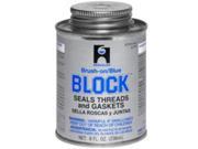 Oatey SCS 15707 Hercules Block Greenish Blue Thread and Gasket Sealant 1 2 pt Can