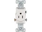 Receptacle Sngl 125V 15A Wht COOPER WIRING Gfci Receptacles and Switches White