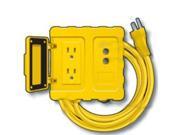 Prime Wire and Cable GF200806 Portable GFCI 12 3 X 6 Foot Cord Yellow
