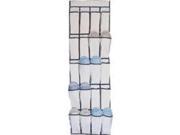 Homebasix CO4J6JF5000 3L 20 Pockt Canvas Shoe Organizer Canvas 20 Pocket Eac