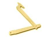 10 3 8 Left Hand Support Hinge SCHLAGE Lid Supports C9210F3LH Bright Brass