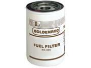 56608 595 5 Diesel Gas 10 Micron spin on Fuel Filter Goldenrod