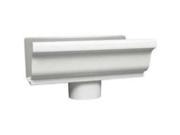 End Gutter 5In 3In 4In Al Wht AMERIMAX HOME PRODUCTS Aluminum Gutter 27080 White