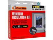 Kt Insul Wnd 42In 62In Plstc THERMWELL PRODUCTS Window Door Insulation V73 9H