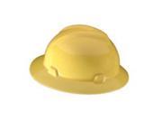 Msa Safety Works 454730 Yellow Hard Hat Full Brim Full Brim Non Slotted Type 1