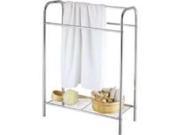 Homebasix BC15C CH 3L Chrome Towel Stand With Shelf With Shelf Each