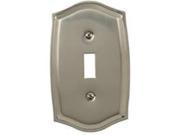 American Tack Hdwe Co 76TN Toggle Plate Nickel 1 Gang Toggle Solid Brass
