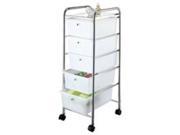 Homebasix G005 CH 5 Drawer Storage Cart