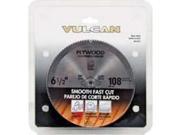 Bld Saw Cir 6 1 2In 5 8In 108T Vulcan 6 To 6 1 2 Inch Blades 409051OR Steel