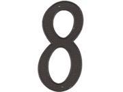 Number House 8 4In Blk Nails MINTCRAFT Zp Numbers Letters N 018 045734941540