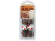 Toy Mice 3 1 4In 4 1 2In ASPEN PET Pet Toys 58071 Gray White Natural Fur