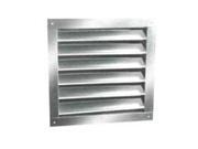 LL Building Products DA1218 12X18 Inch Aluminum Louvers Dual Recessed Flush Moun