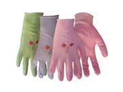 Glv Prot Med Nyln Shl Unlnd BOSS MFG CO Gloves Coated 8429M Pink Green Purple