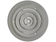 Dif Ceil 8In 3 Scr Wht Rnd MINTCRAFT Ceiling Floor Diffusers SRSD08 White