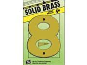 Number House 8 4 3 4In 8In 5In HY KO PRODUCTS Brass Letters Numbers BR 50 8