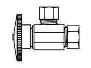 Plumb Pak .63in. X .38in. Angle Quarter Turn Valve 2622PCLF