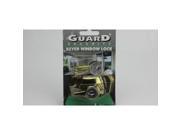 Keyed Window Lock Guard Security Window Hardware 1400 Brass Steel 075877140005