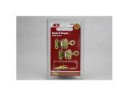 Solid Brass Hook And Staple Ace Hooks and eyes 5300215 Antique Brass Solid Brass