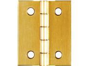National Solid Brass 1 1 2 X 1 1 4 Hinges 2Pk NATIONAL N211 359 038613211353