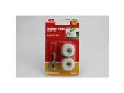 4 Pc 7 8 White Screw On Rubber Pads ACE 51636 082901516361