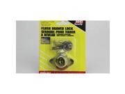 Flush Drawer Keyed Lock MAG Security Cam Locks 8804 BKA Brass Steel 015231388049