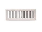 2 1 4X12 WHT TOESPACE GRILL IMPERIAL MANUFACTURING Floor Registers RG1270 White
