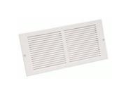 10X6 WHITE SIDEWALL GRILL STD IMPERIAL MANUFACTURING Wall Registers RG0351
