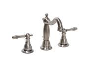Lavatory Faucet 2 Handle Brushed Nickel Lead Free PREMIER Bathroom Faucets